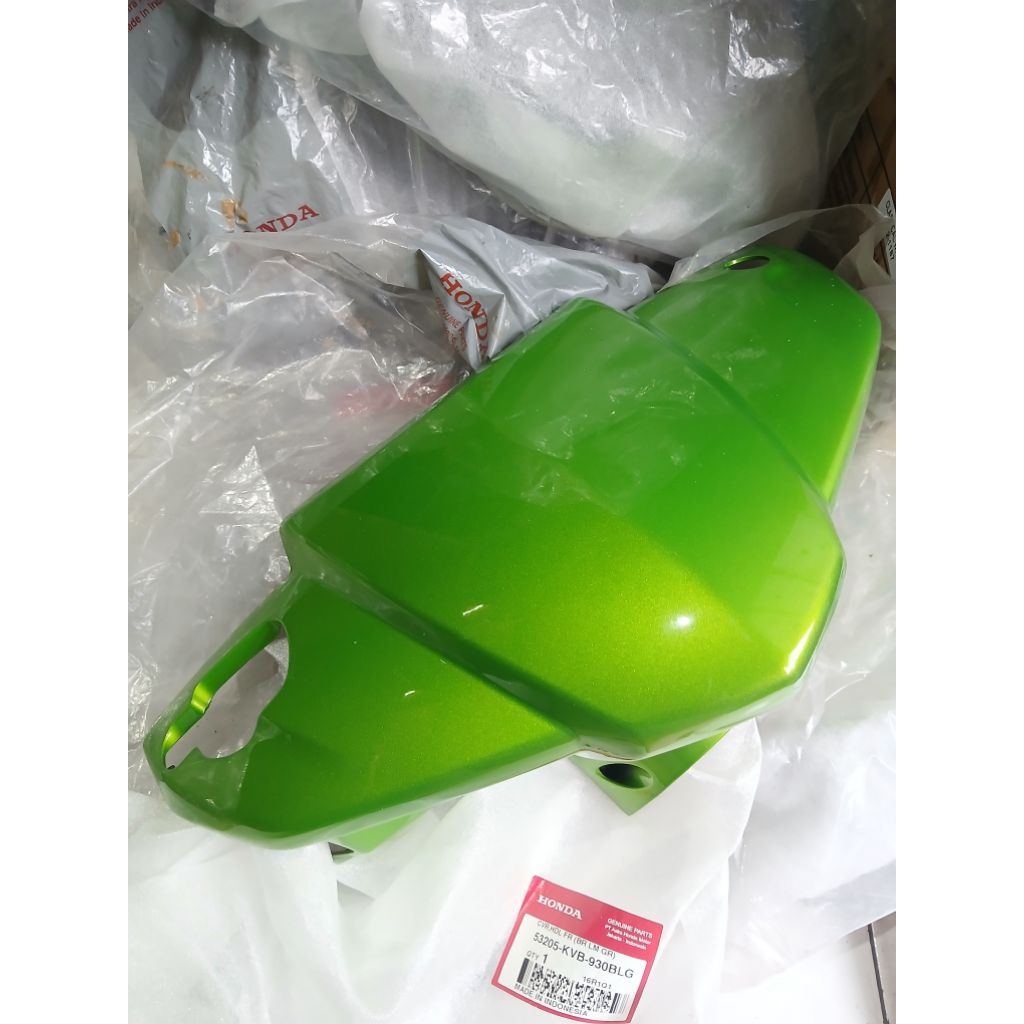 53205 KVB 930BLG COVER BATOK KEPALA DEPAN VARIO KARBU 110 CW HIJAU ORIGINAL AHM
