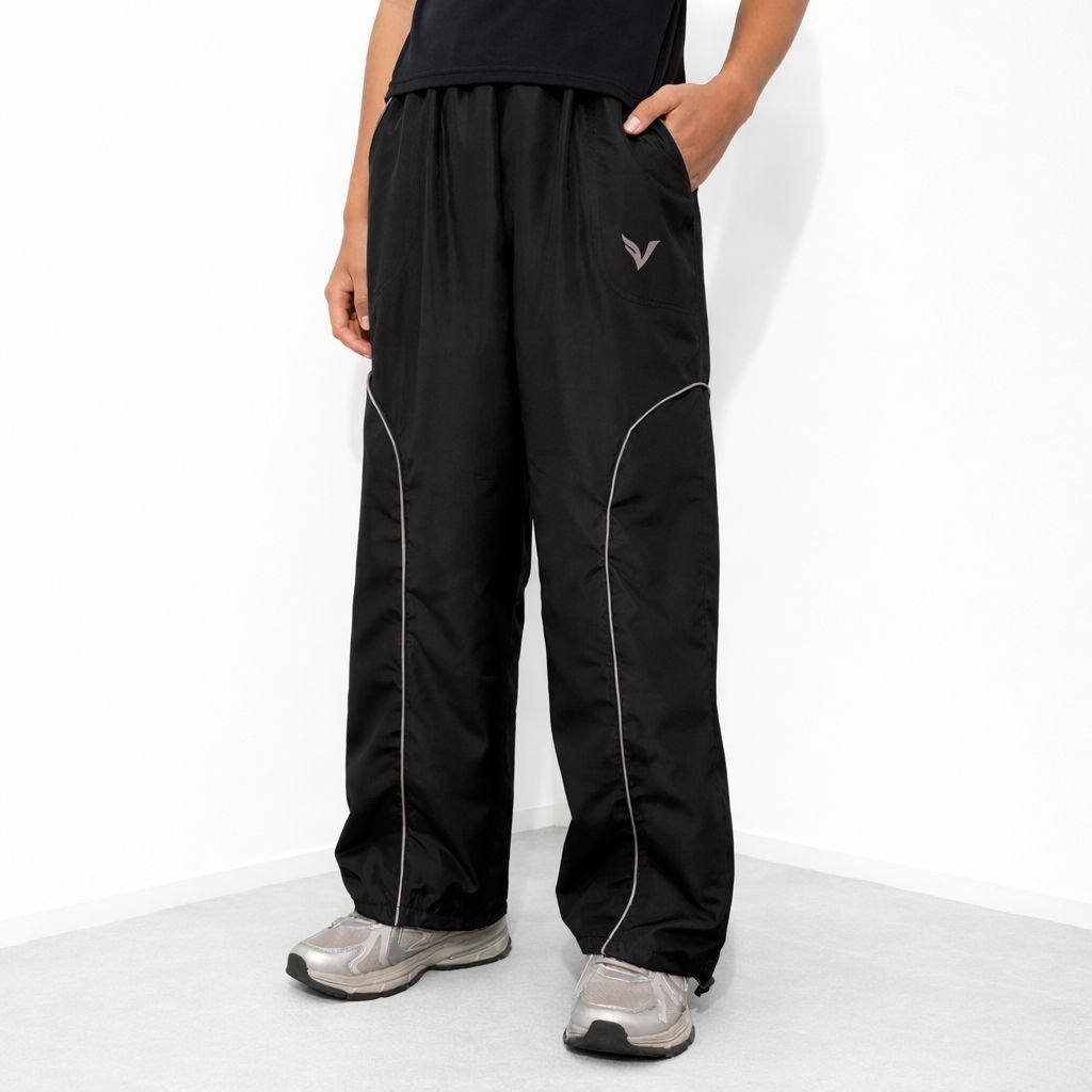 VARIGLE - TRACKPANTS PARASUT REFLEKTIF DEPAN BELAKANG | STREETWEAR PRIA WANITA | BAGGY JOGGER PANTS 