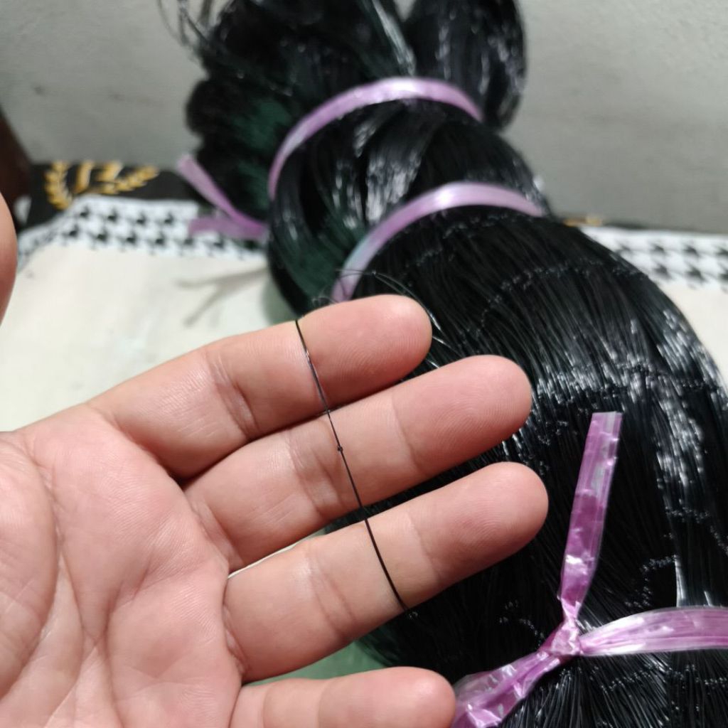 030 jaring burung hitam 3 inch tinggi 5 meter, jaring saja