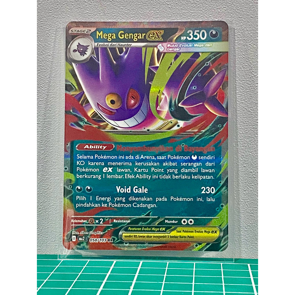 Kartu Pokemon Mega Gengar Ex