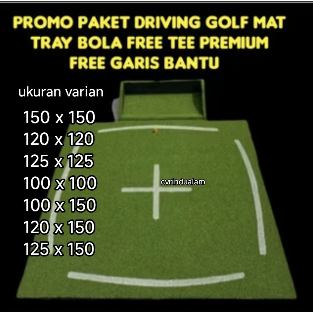 Karpet Golf 1 SET Karpet Driving Golf - Garis Bantu - Helipad