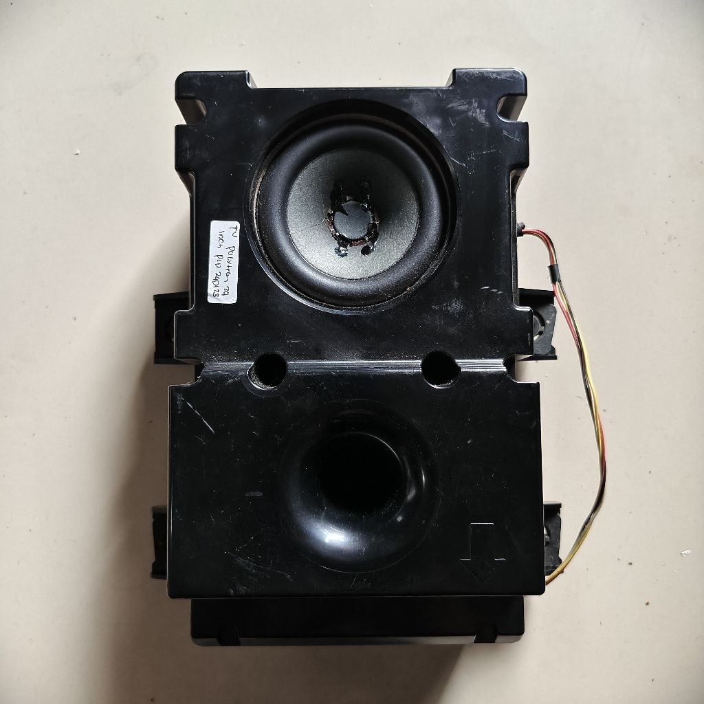 Speaker Salon TV LCD LED TV Polytron 24 Inch cabutan normal tested suara jernih no minus siap rakit