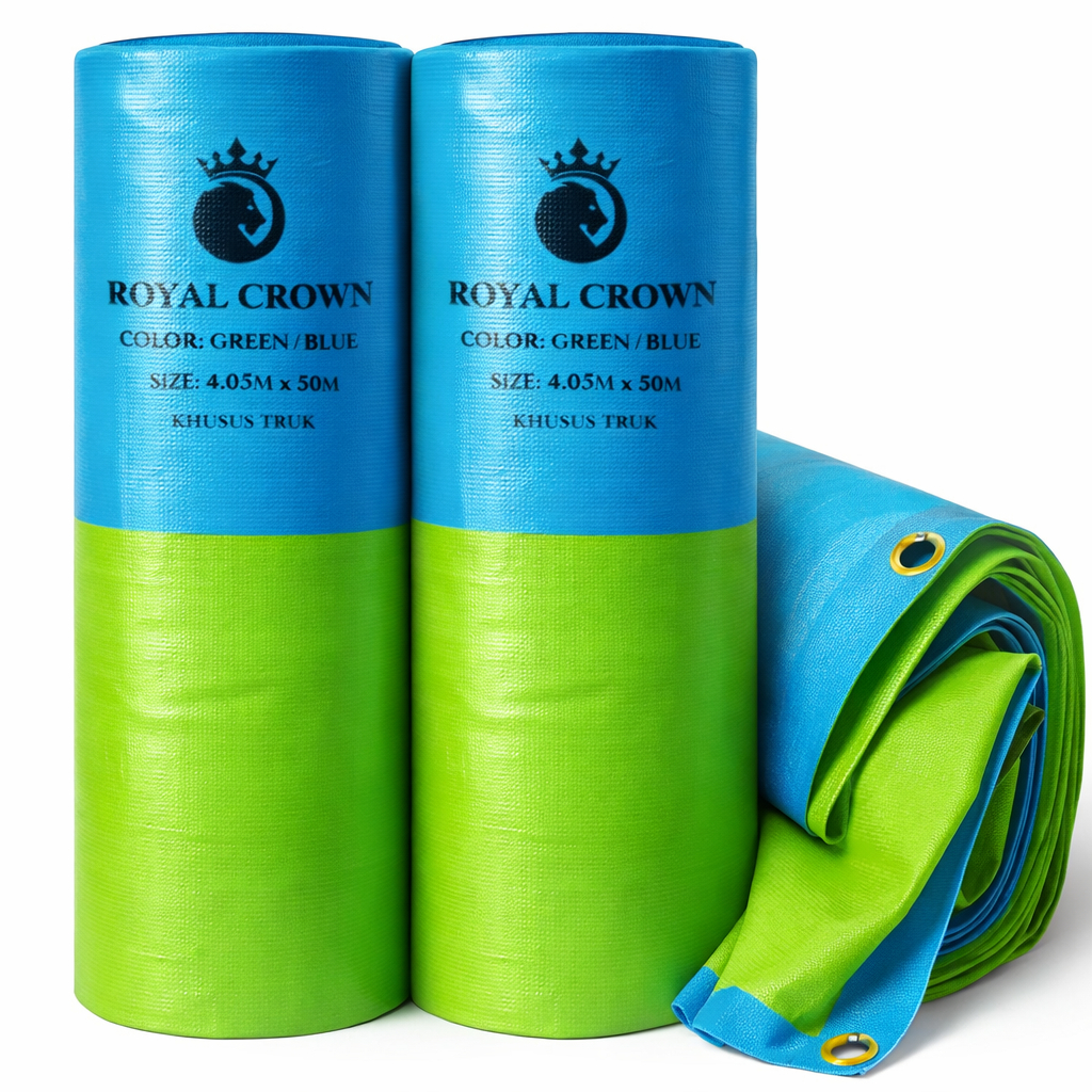 Terpal Roll Plastik A3 A5 A8 A12 A15 A20 A30 - Terpal Roll Korea 100 Meter - Grosir Terpal Roll Biru