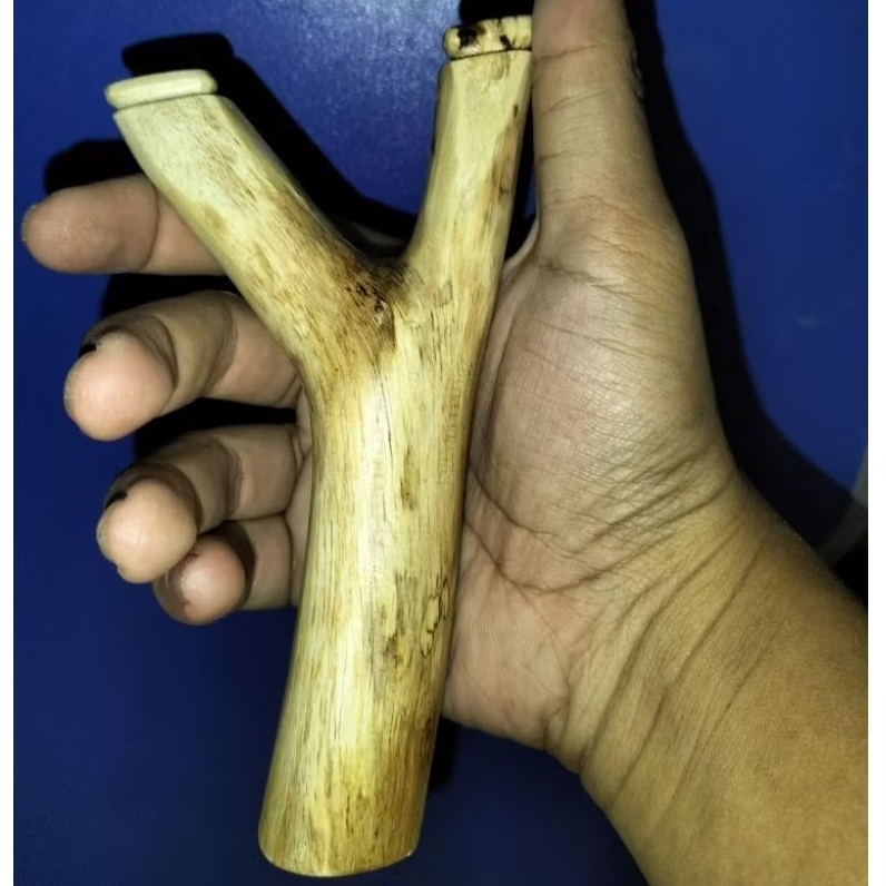 Ketapel cagak kayu slingshot natural