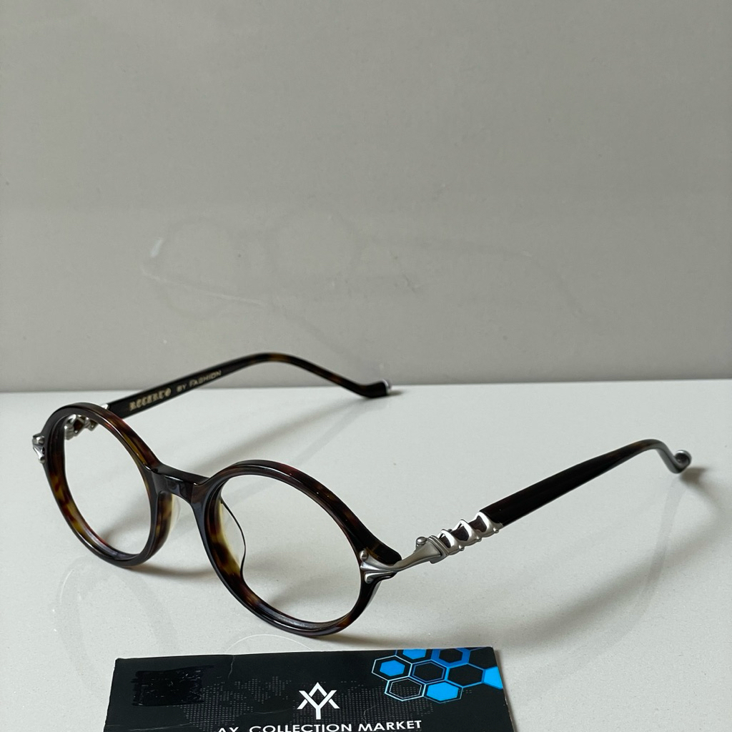 [100% asli] frame kacamata bulat vintage Chrome Hearts original authentic