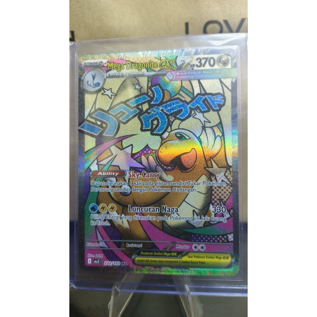 mega dragonite MA INDO pokemon tcg
