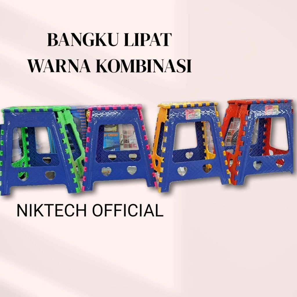 Bangku lipat plastik