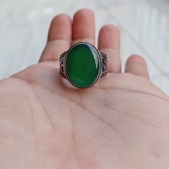 Cincin batu akik yaman ahdor  natural