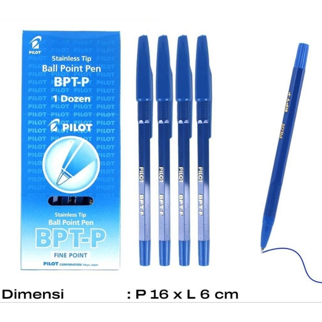 Bulpen Pilot Biru, Pulpen Pilot, Pen Pilot, Bulpen Biru, Pen Blue Ink