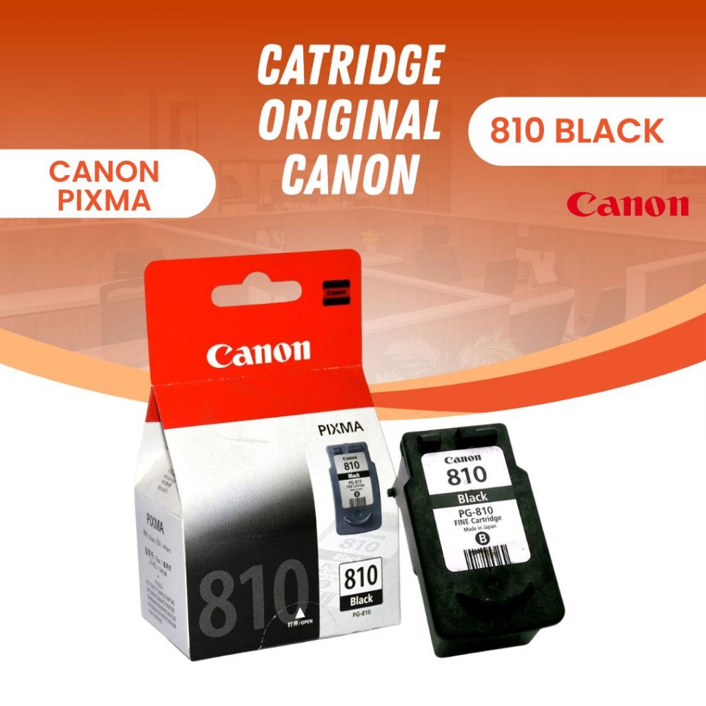 Tinta Canon PG-810 Black Original – Cartridge PIXMA IP2770 MP287 MX328