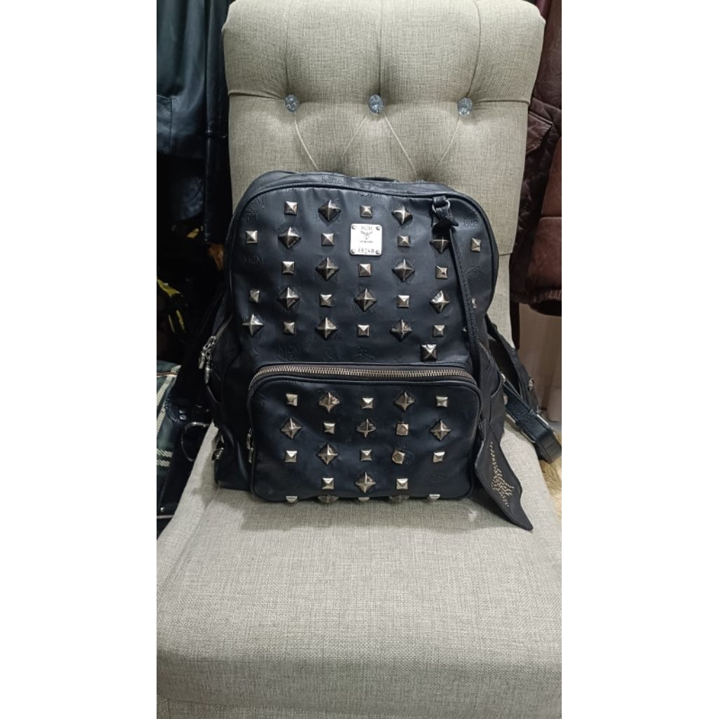 Tas RANSEL MCM Kulit asli Original