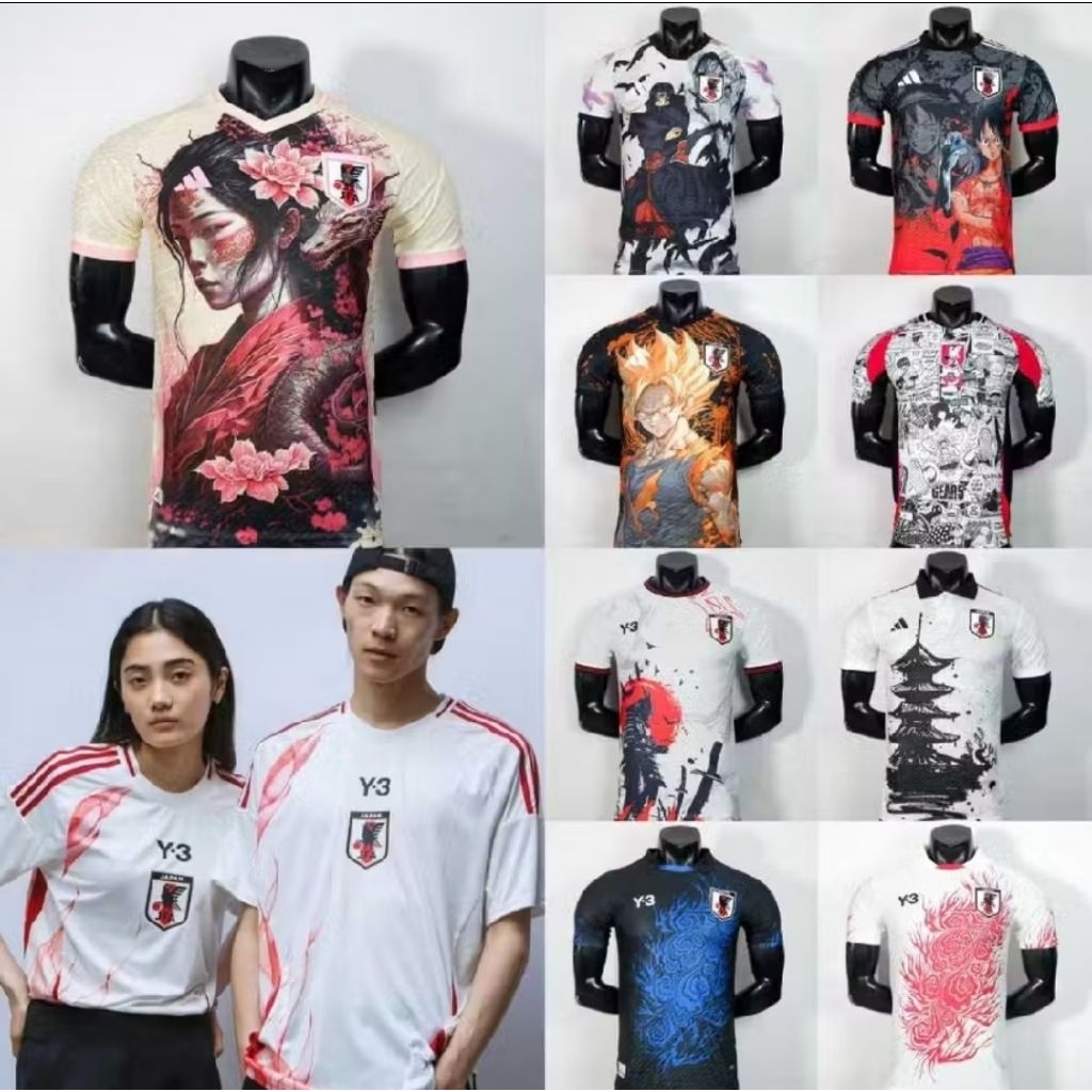 JERSEY BOLA PLAYER ISSUE PI JEPANG X ANIME