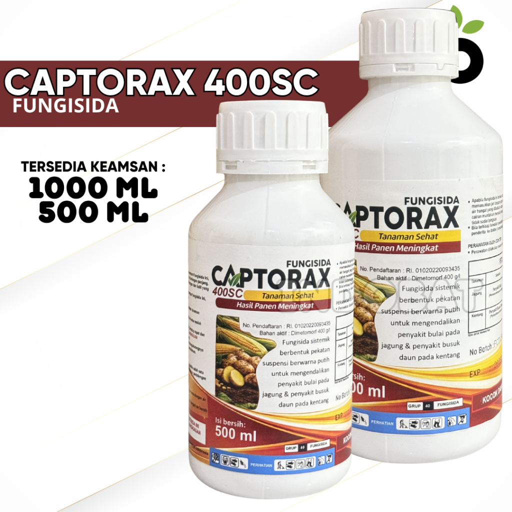 CAPTORAX 400SC | Fungisida Kontak Sistemik Cegah Jamur