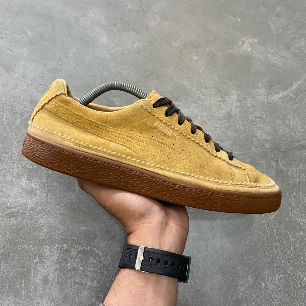 [Size 43] Puma Suede Classic Brogue Brown Gum Sole Second Original Kondisi Mulus Nominus Used Good C