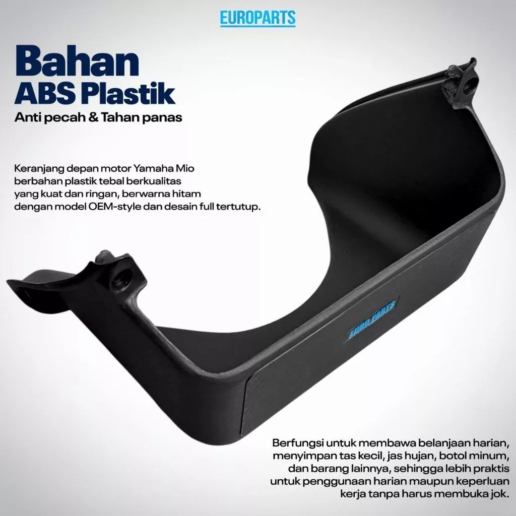 Keranjang mio box dasbor kantong keranjang tengah mio sporty hitam tebal