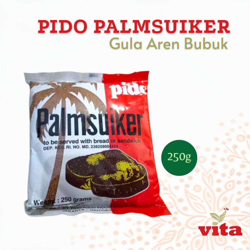 Palm Sugar Pido Palmsuiker Gula Aren Bubuk 250gr
