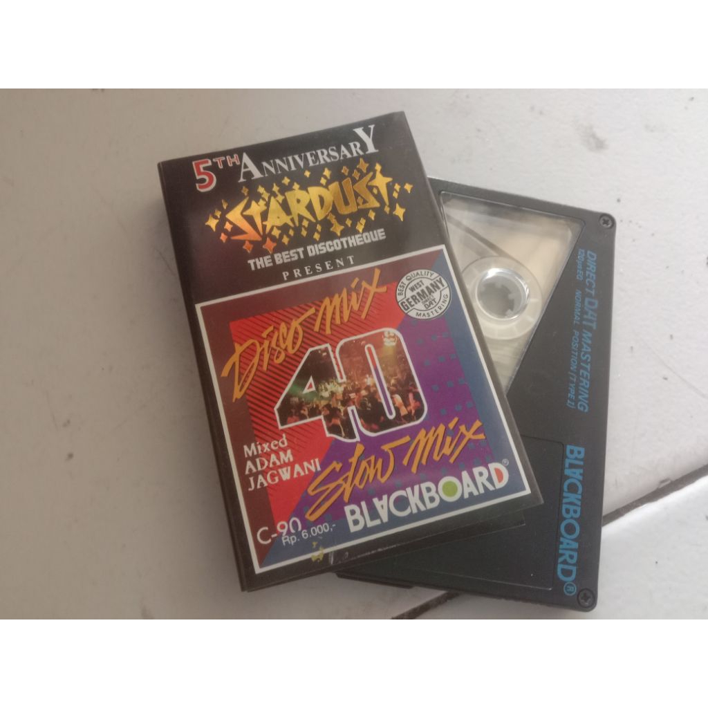 Kaset Pita Stardust 5th Anniversary Disco Mix Slow Mix