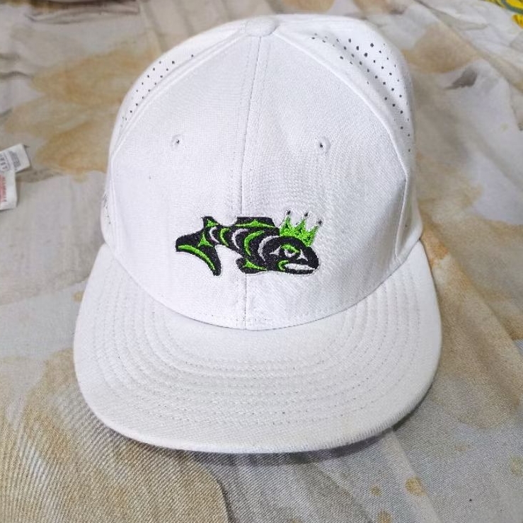 Topi Nike Snapback Fish White Original