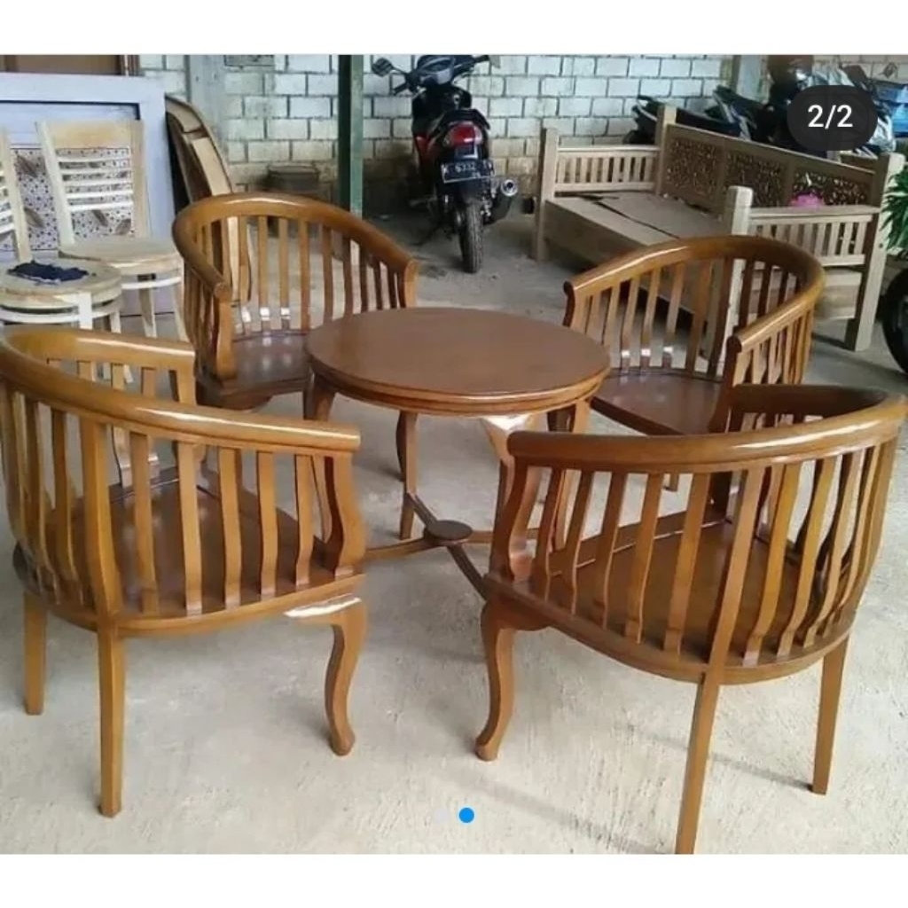 kursi tamu betawi.kursi Betawi kayu jati.