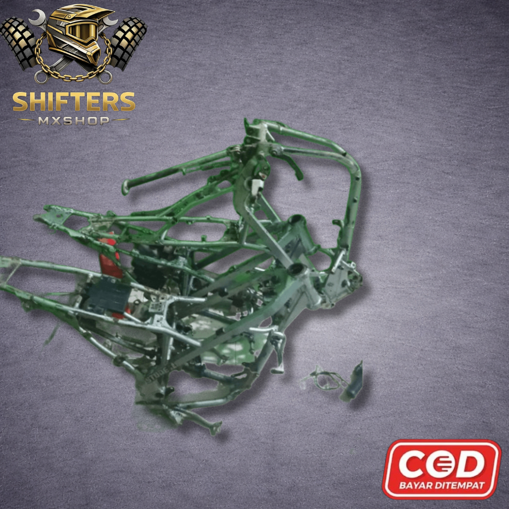 RANGKA KLX150 ORIGINAL COPOTAN MOTOR | FRAME ORIGINAL KLX150