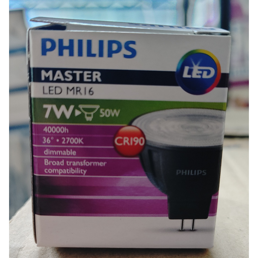 MASTER LED 7-50W 927 MR16 36D Dim