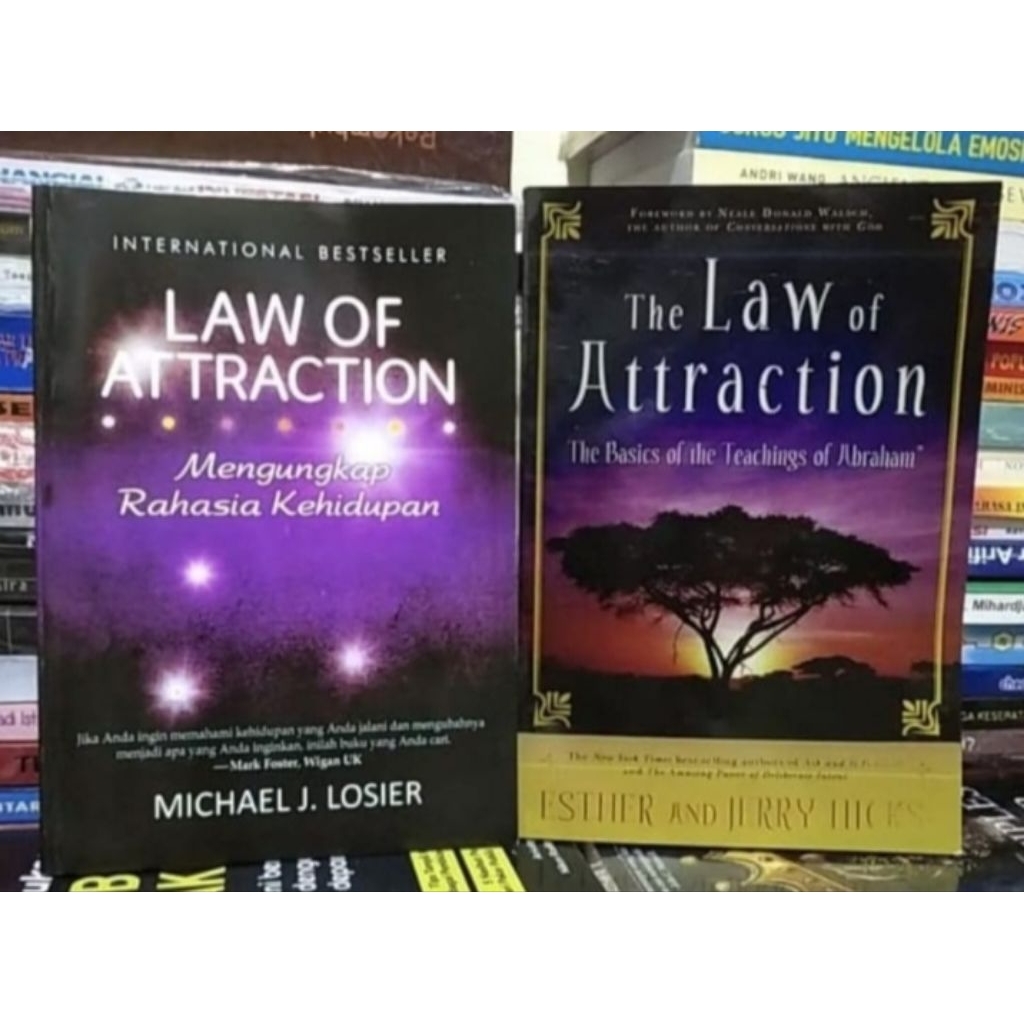 Paket 2 Buku LAW OF ATTRACTION dan THE LAW OF ATTRACTION