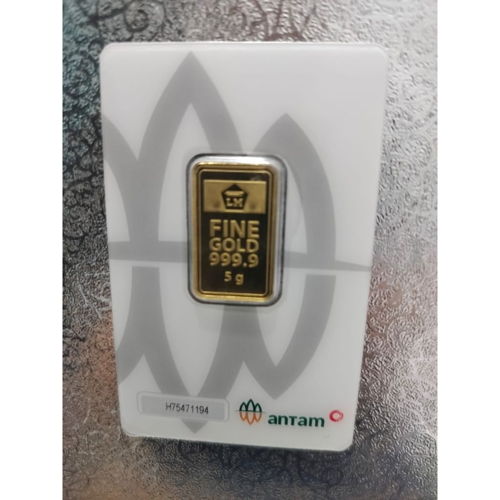 emas ANTM 3,5,dan 10 gram asli logam 24 karat. BS Spaylater gratis dompet cantik