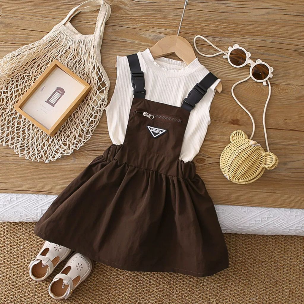 OVERALL DRESS 2IN1 ANAK