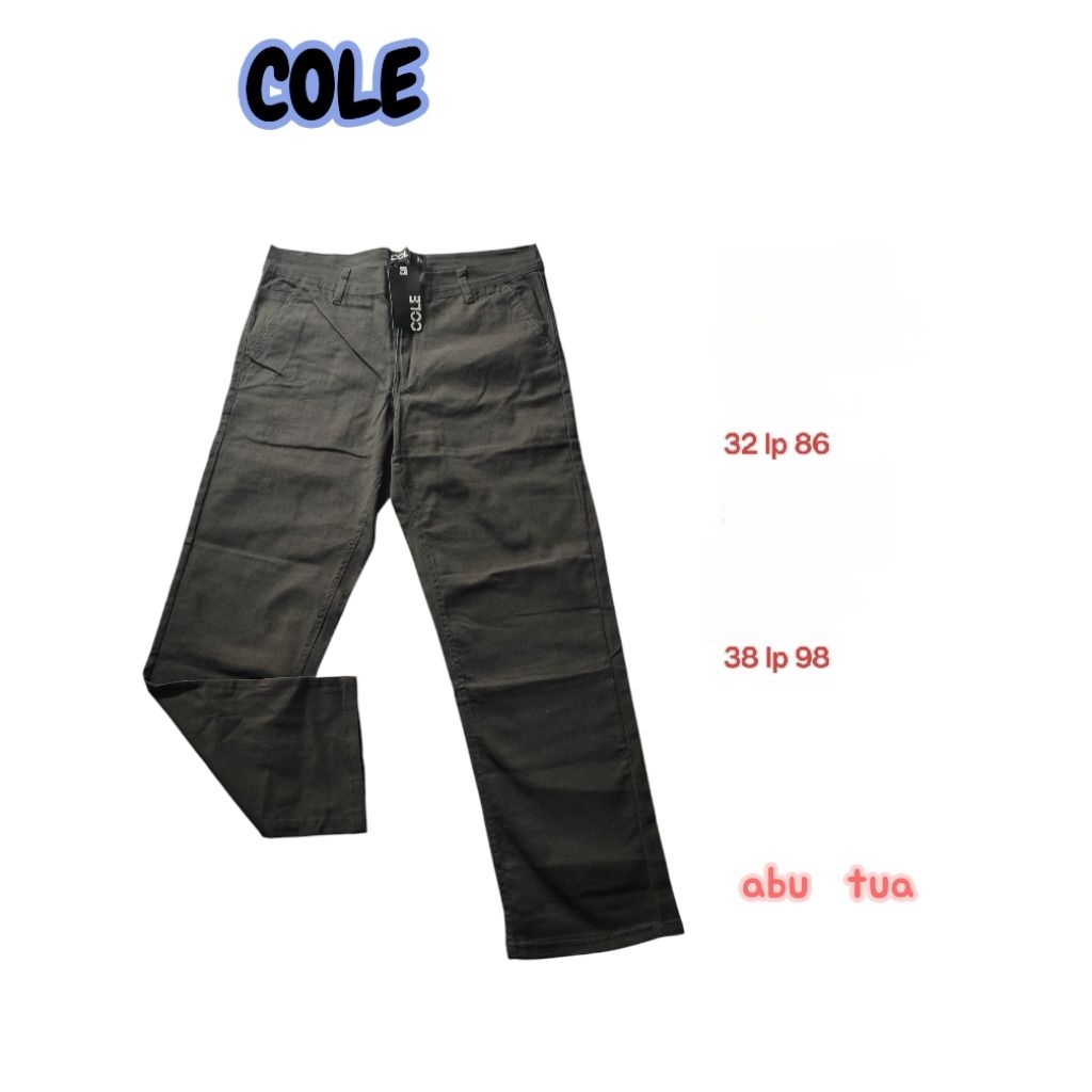 CELANA CHINOS DEWASA COLE RESLETING