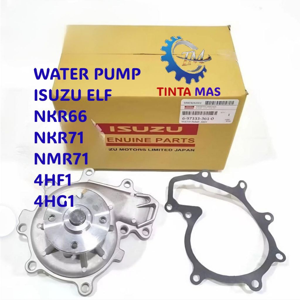 SPARE PART WATER PUMP POMPA AIR RADIATOR ISUZU ELF NKR 66 NKR 71 UNTUK ISUZU ELF NKR 66 ISUZU ELF NK