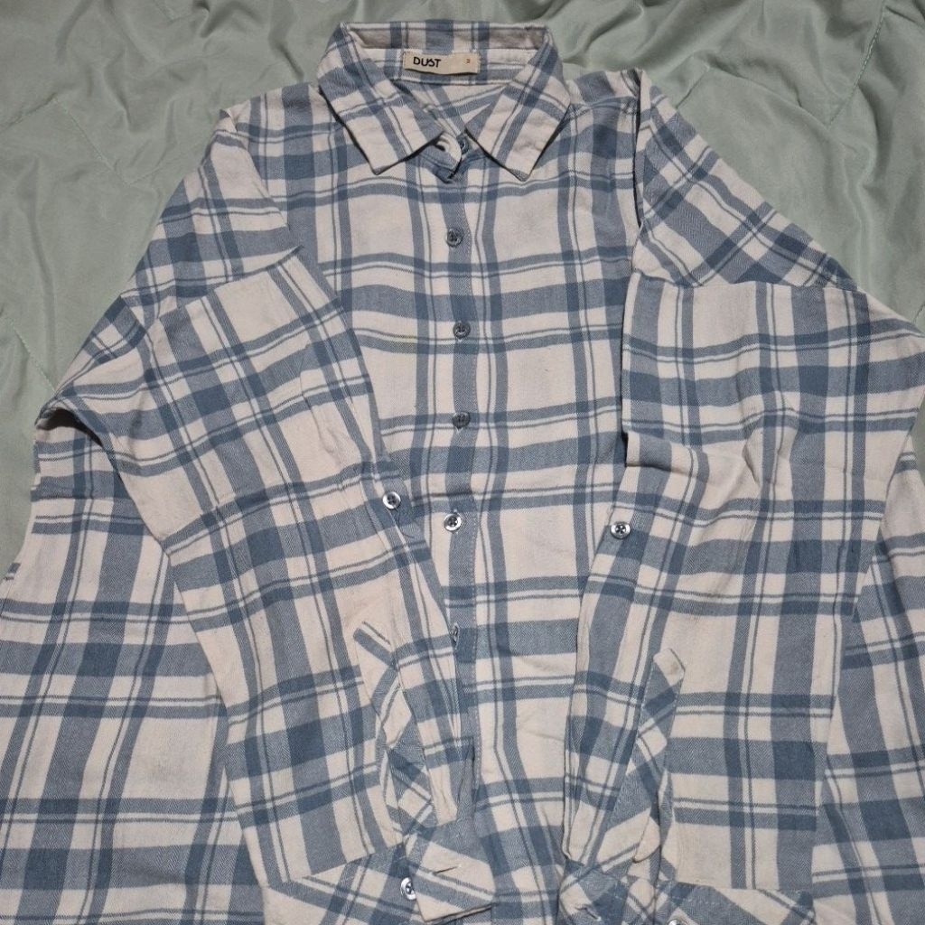[PRELOVED] Kemeja Kotak Oversized DUST
