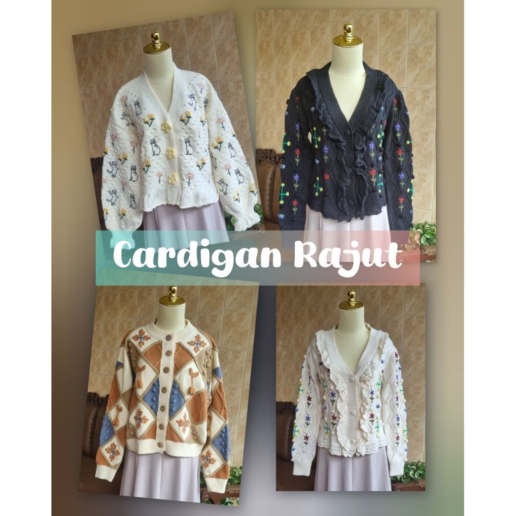 CARDIGAN RAJUT PREMIUM SORTIR [SHERPA]