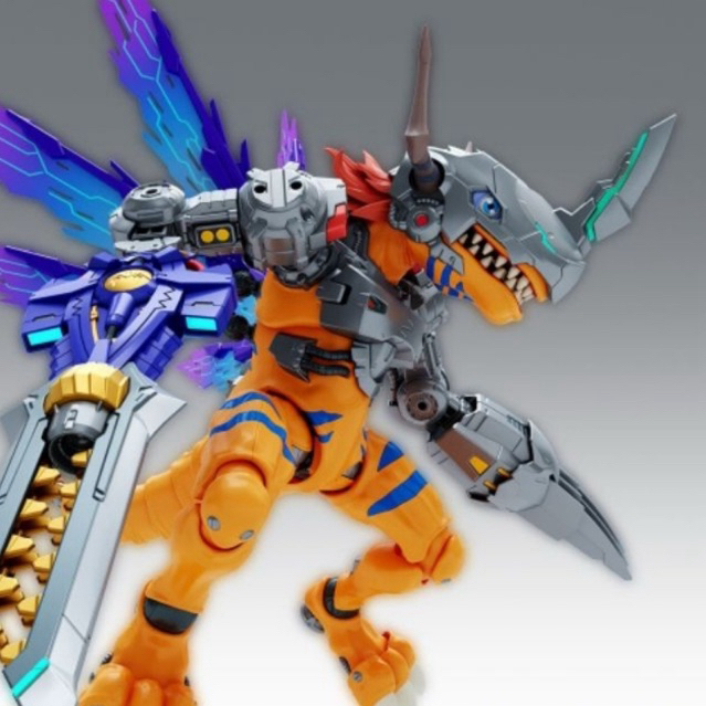 Original Made In Japan Figure Rise Standard Amplified Metalgreymon (vaccine) digimon metal greymon