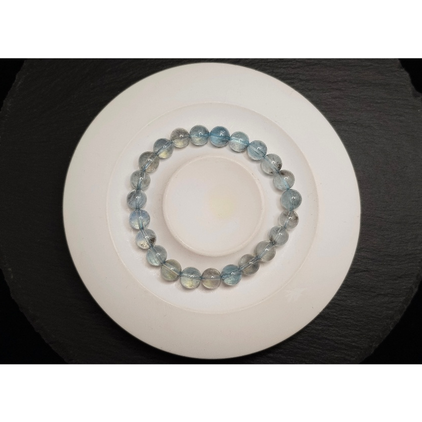 Gelang Batu StarLight Aquamarine 7.6mm C1918