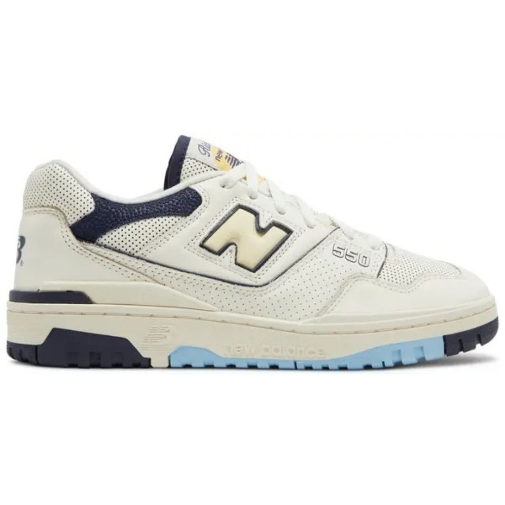 Sepatu Rich Paul X NB 550 White Navy SKU BB550RP1