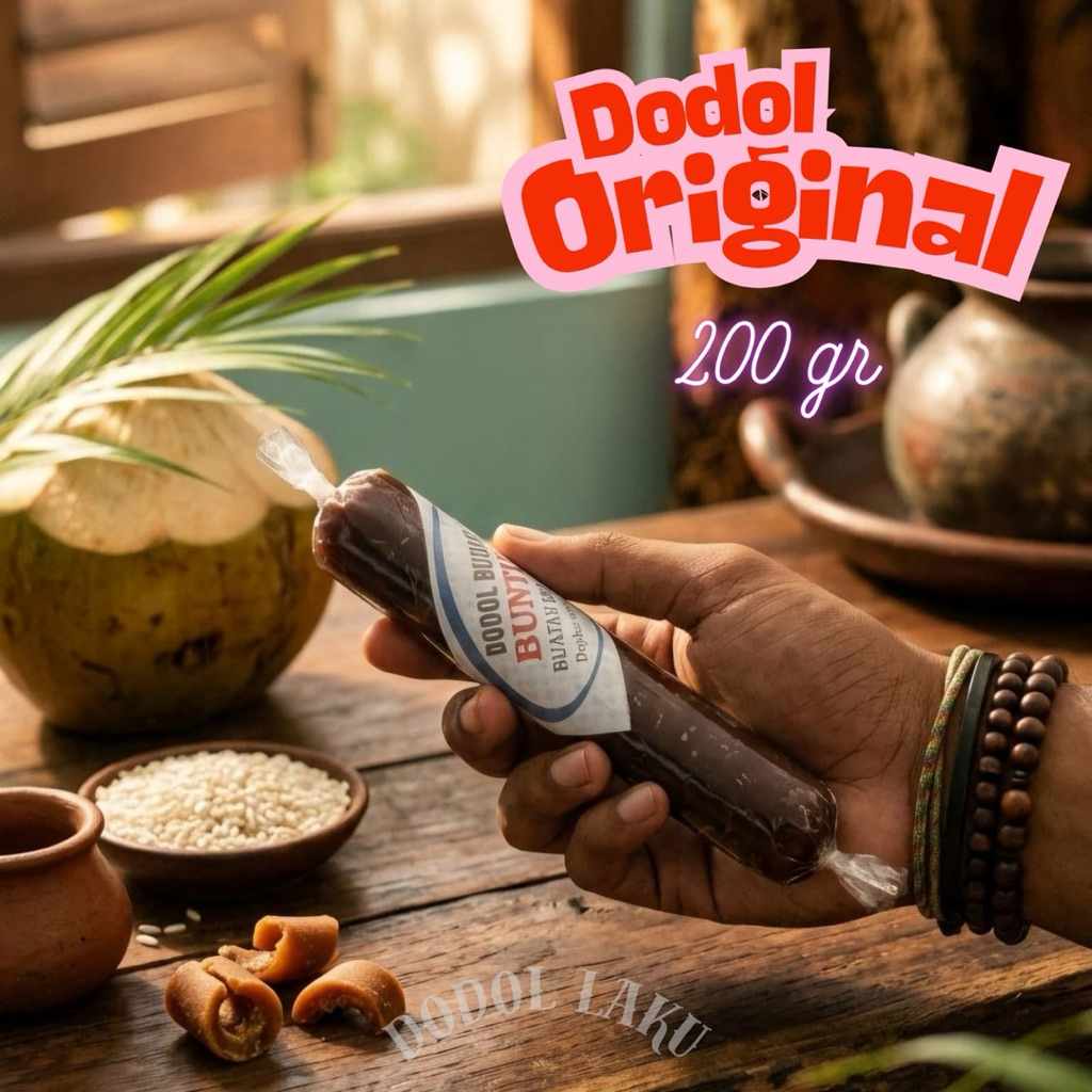 Dodol Bekasi BUNI AYU 200 gr VARIAN ORIGINAL makanan Tradisional khas Betawi