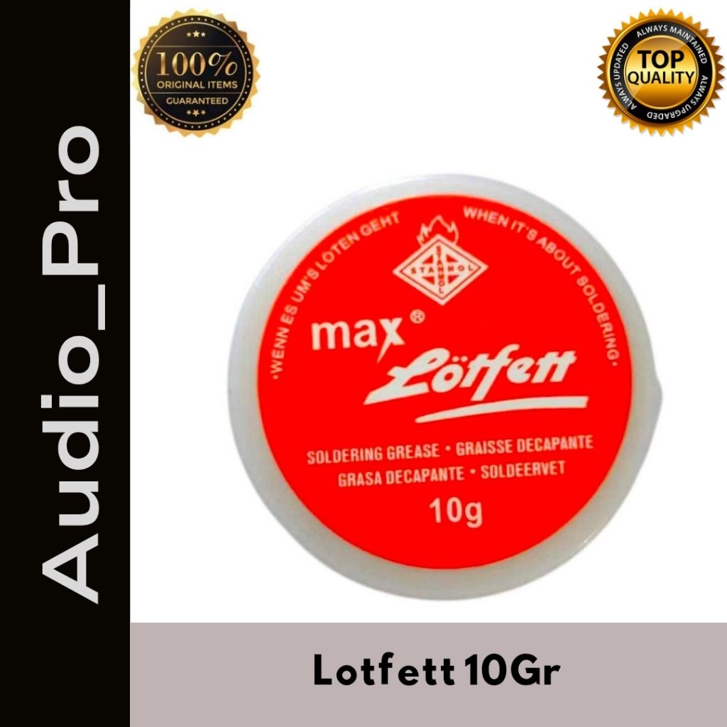 Pasta Solder Max Lotfett 10gr Solder Pasta Max Lotfett 10gr