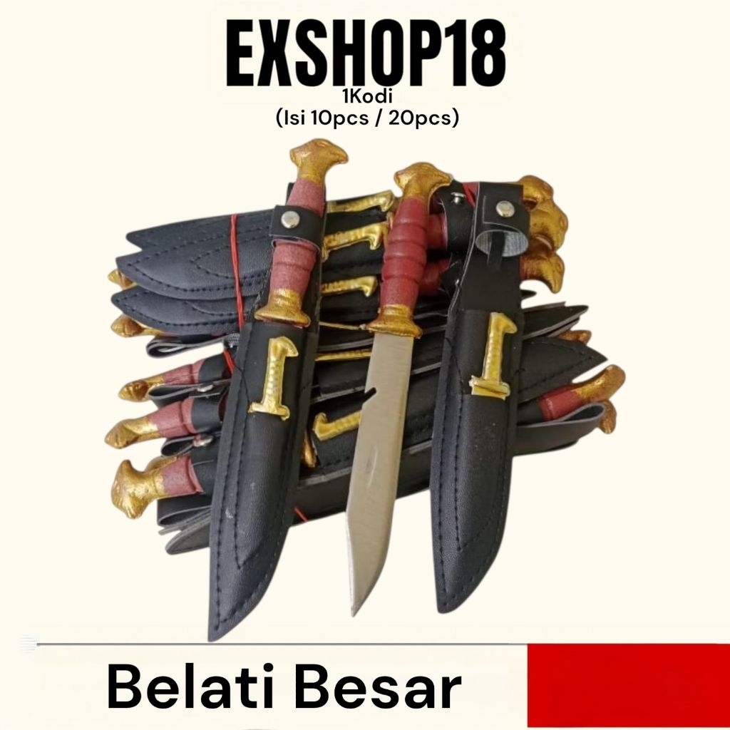 1Kodi Pisau Pramuka Besar / Belati Pramuka Besar / Pisau Bowie Besar