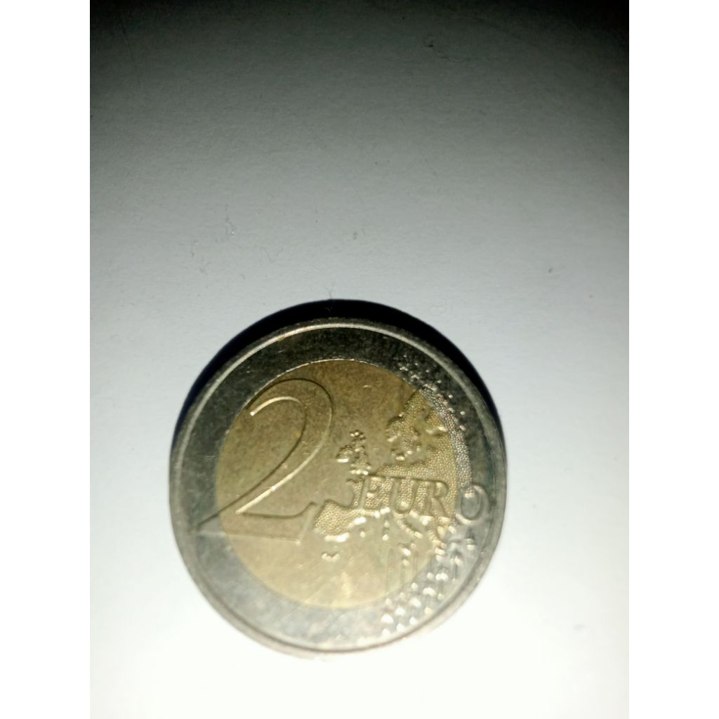 1 keping Koin 2 euro Prancis (Tahun Random)