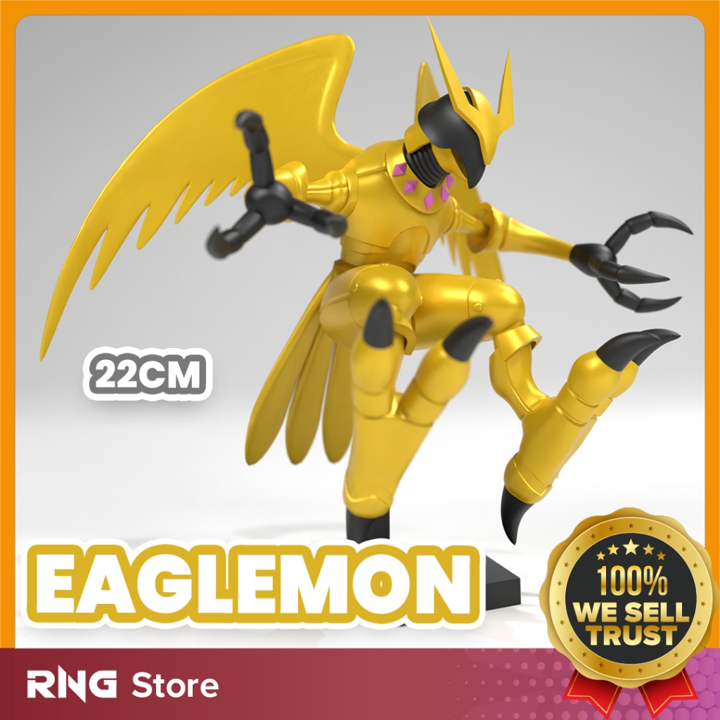 Eaglemon Mega Digimon Figure Toys Figurine Statue