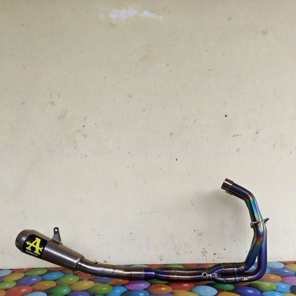 Knalpot zx25r full system Header Titanium x Arrow prorace Titanium