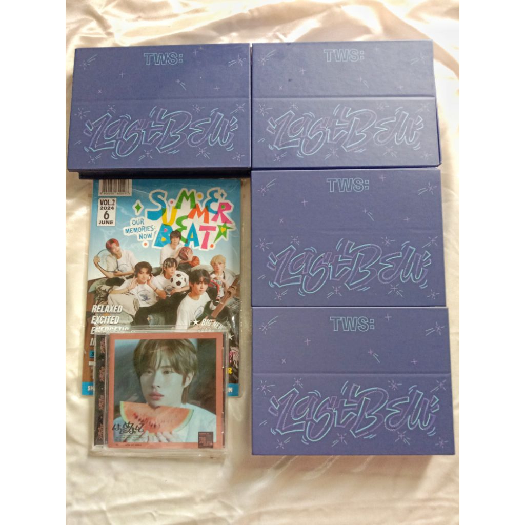 [READY STOCK] TWS SUMMER BEAT WEVERSE, LAST BELL, HAJIMEMASHITE UNSEALED ALBUM (SHINYU, DOHOON, YOUN