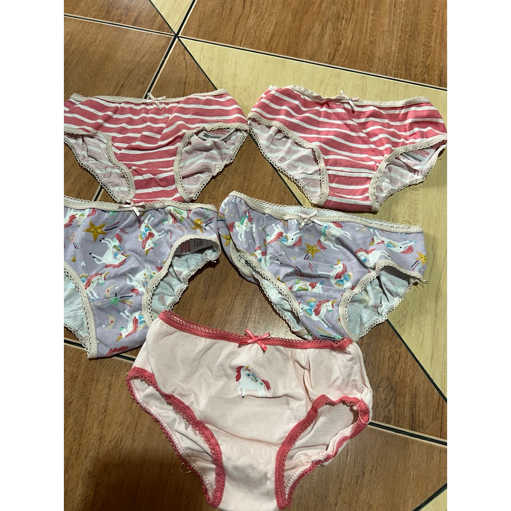 preloved mothercare celana dalam anak perempuan brief unicorn