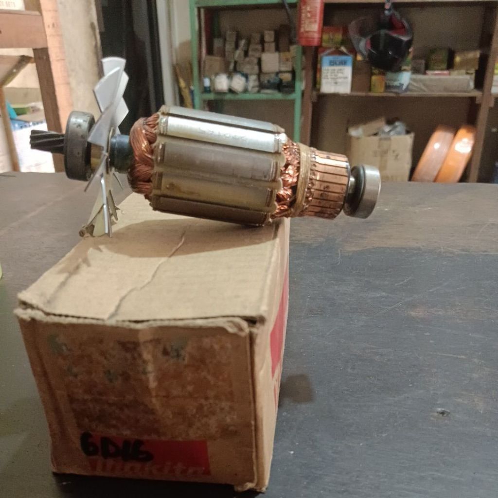 ANGKER/ARMATURE 6016 ASLI MAKITA BOR LISTRIK 16MILI