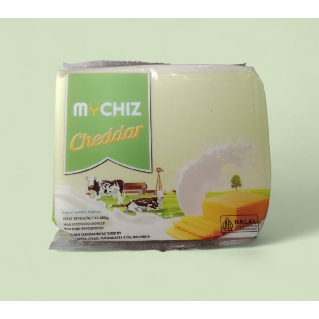 Keju Cheddar Mychiz 250 gram
