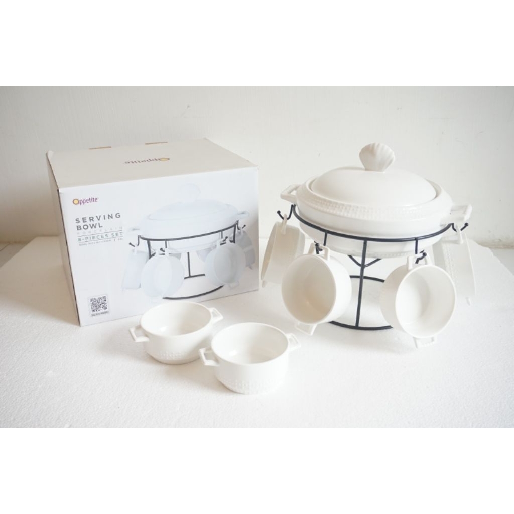 INFORMA OPPETITE SERVING BOWL/INFORMA OPPETITE BOWL SET WITH RACK/INFORMA OPPETITE MANGKOK SET