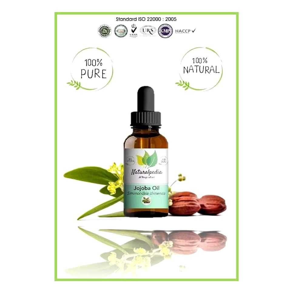 PURE GOLDEN JOJOBA OIL 30ML / MINYAK BIJI JOJOBA CARRIER MURNI