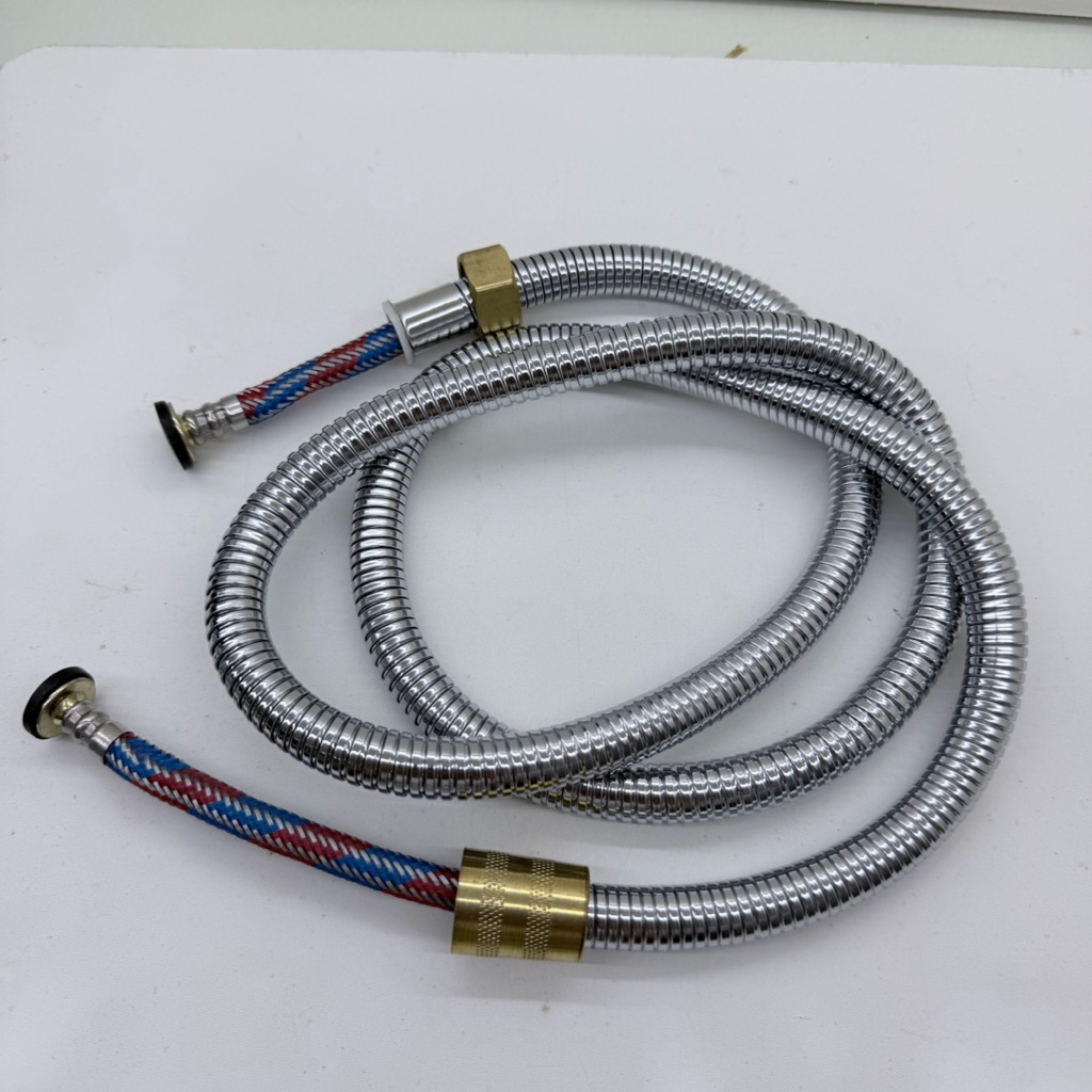 Selang Shower Stainless 150cm FL8- Selang Per Flexible 1,5 Meter Fleksibel 150 Cm kloset mandi sambu