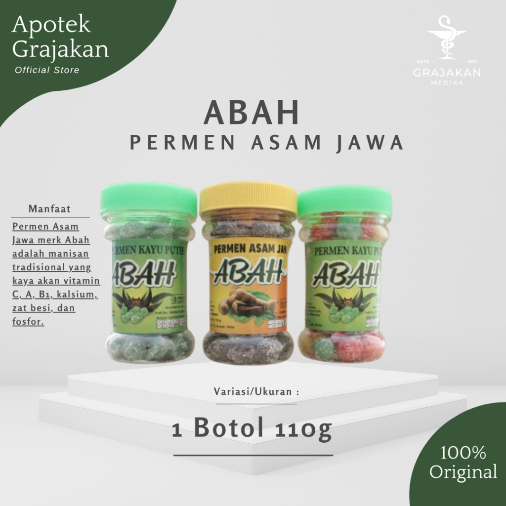PERMEN MINYAK KAYU PUTIH ASAM ABAH ORIGINAL