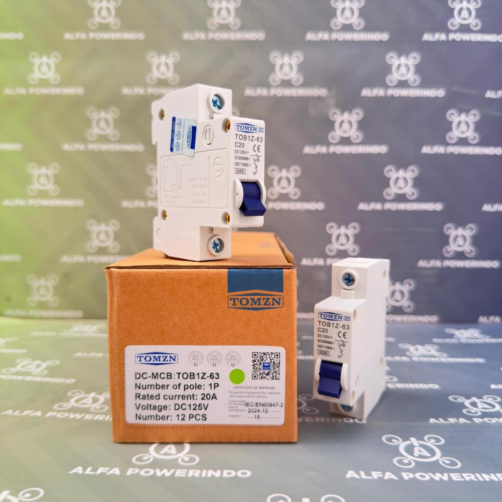 TOMZN 1P DC 125V MCB 20A - TOMZN11